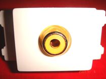 (entity shop diamond seller) AV video socket module (120 type ground plug special)