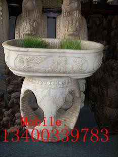 Stone Fish Bowl Piece Fish Bottle Pipeline Fish Fittings Pipeline Fittings Pipeline Tank Water View Stone Basin Sink 05