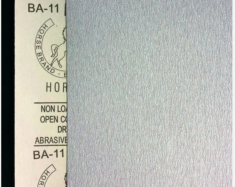 Imported horse-branded dry sandpaper 180240320 6001200 innate wall white woodworking dry frosted leather paper