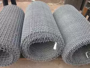 Special Price white steel rolled wire mesh woven mesh protective mesh mine Screen 1 8MM wire diameter 1 2cm hole