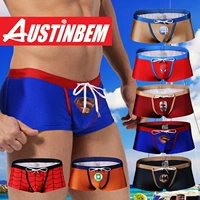 Đồ bơi nam boxer gợi cảm Superman Spider-man hoạt hình thời trang nam đồ bơi nam xu hướng quần bơi nam quần bơi lửng nam
