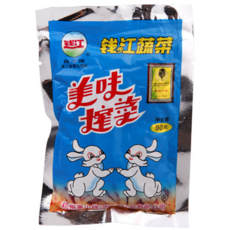 【天猫超市】钱江 美味榨菜 90g/袋 酱菜榨菜下饭菜 杭州特产