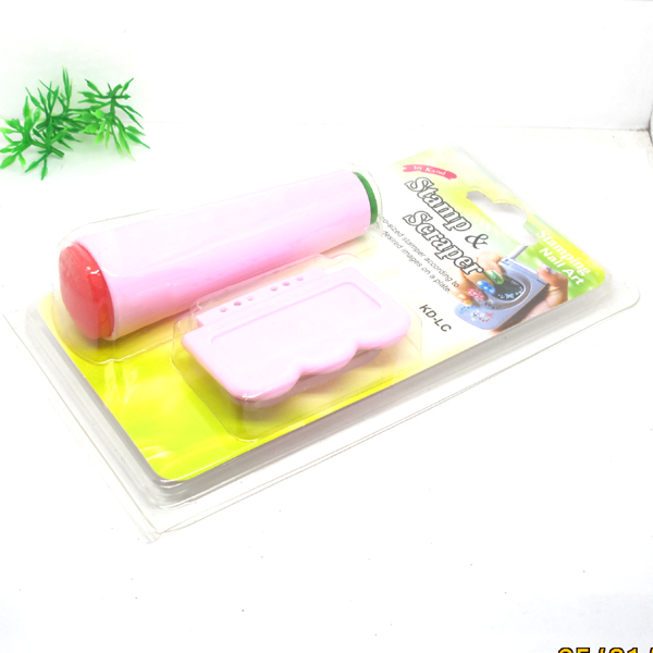 美甲印花双头印花章/工具印章/刮刀/DIY美甲工具