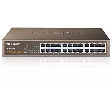 The new Pulian TP-LINK TL-SF1024D 100 Megabytes 24-port desktop switch