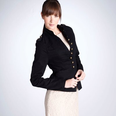 LA REDOUTE Women's Military Style Jacket Xt650