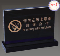 Artificial professional custom crystal table sign section staff table card staff table leader table card bed head card