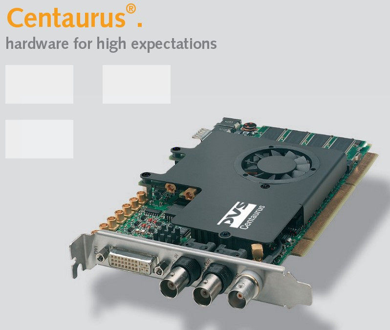 DVS Centaurus 2K 1080P HD SD SDI Movie-grade video editing on-screen color grading