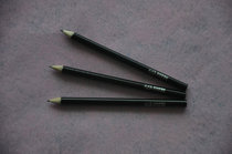 (Take orders for custom pencils)13 5cm black round pen barrel Log material HB refill pencil hotel use
