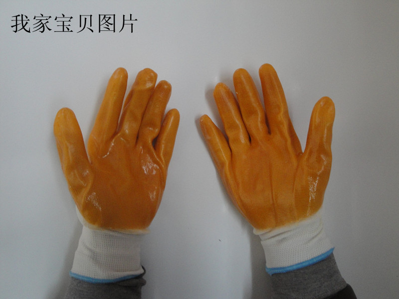 Protective glove hanging rubber gloves to prevent animal scratcher from the matching use of the catch-cage trapping cage