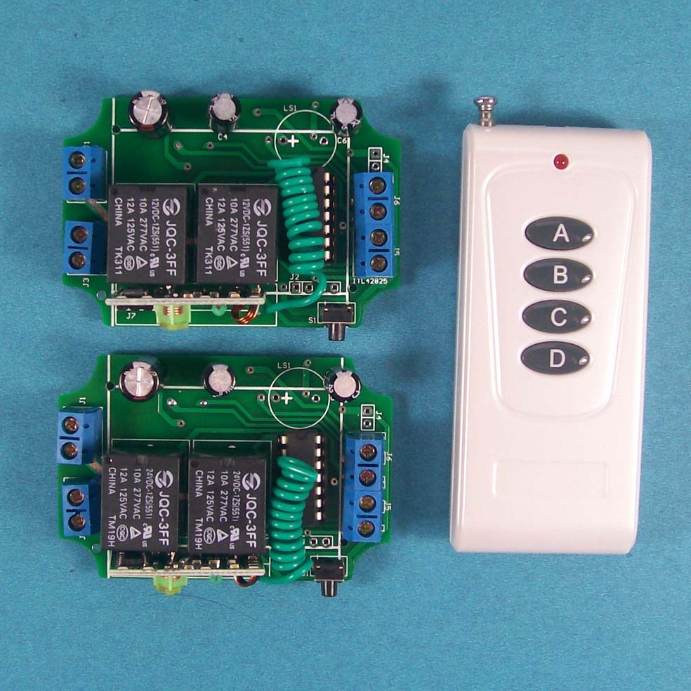 1 drag 2 wireless remote control a set of DC24V motor positive reversal controllers (non-lock type)