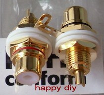 The quality of Taiwans environmental protection all-copper gilded RCA terminals is very good