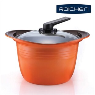 Korean original imported cooking pot with ROICHEN soup pot saucepan with double handle and stockpot 26cm