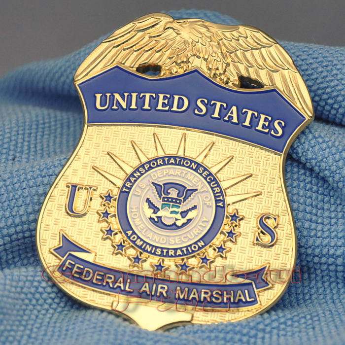 Collection U.S. DHS Transportation Security Administration TSA Air Passenger Police Metal Badge 
