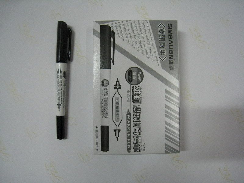 Taiwan Lion 685 Kiwifen double nib: small head 0 5mm Thick head 1 0mm