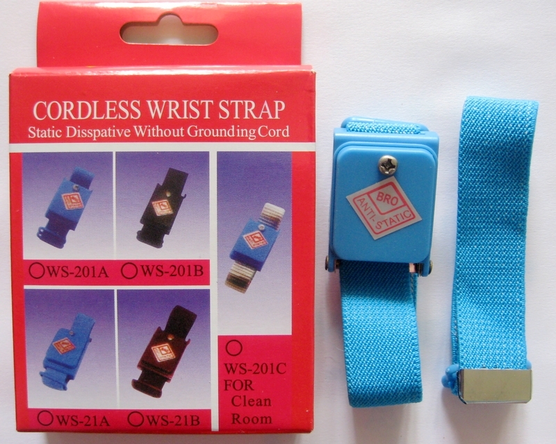 Wireless anti - static bracelet PVC material BRO brand box