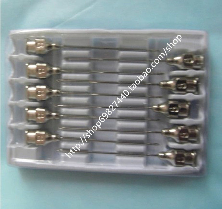 Syringe Stainless Steel Experimental Point Gum Needle 4#6# 7 # 8 # 9 # 10 # 12 # 0 12 # 3 Yuan