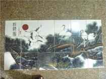 Liling old porcelain-Yongsheng porcelain factory porcelain plate painting 80 s production length 90cm width 45cm