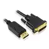 Green union displayport to DVI cable dp to DVI adapter cable dp to DVI gold plated
