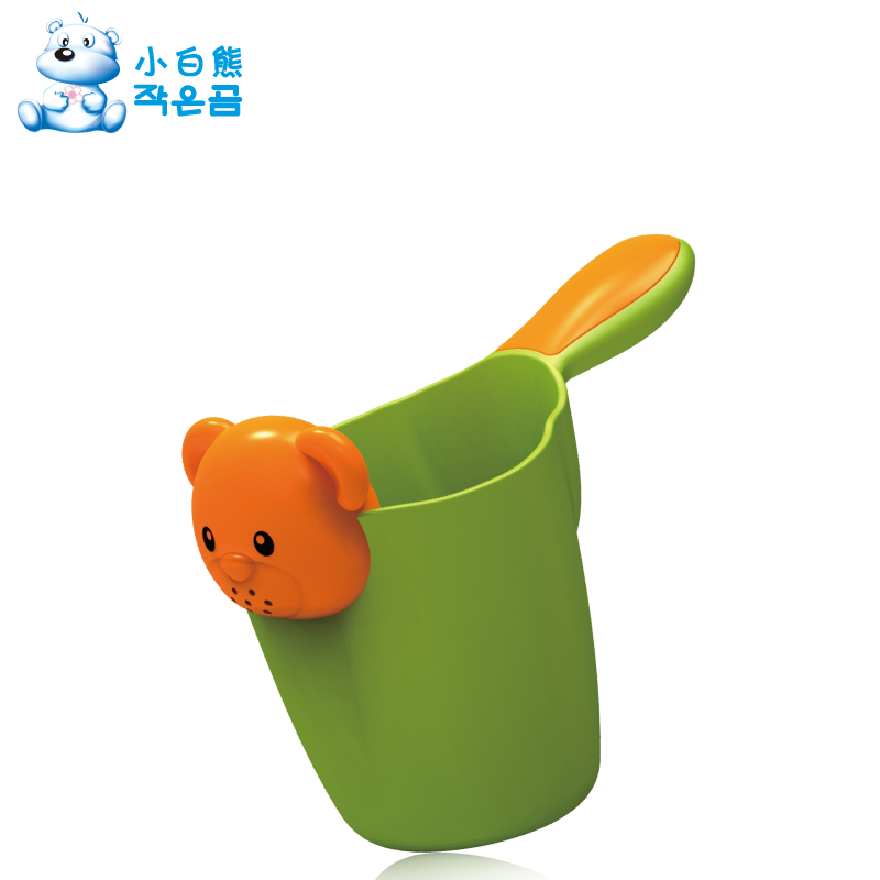小白熊 婴儿花洒浴勺 水勺 宝宝洗浴沐浴必备用品 09265