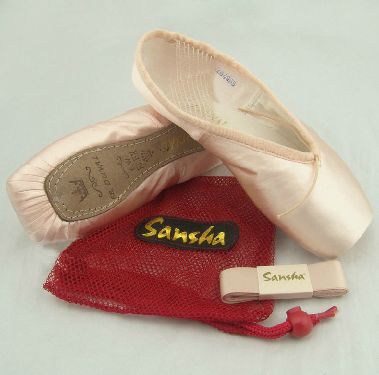 France Sansha Sansha Ballet shoes German satin Ballet foot tip shoe practice shoes FR D