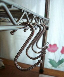 Rack matching S hooks stainless steel S hooks Multi-functional metal hook supermarket hooks