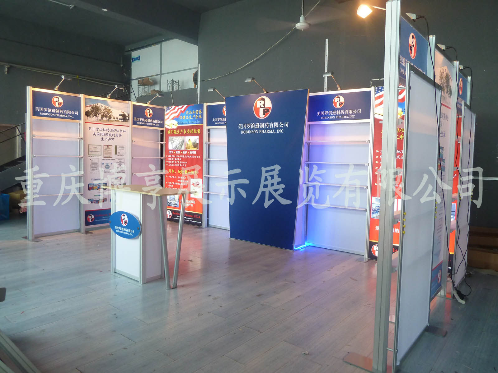 Reuse of mobile booths, portable exhibition racks, out-of-town exhibition racks, folding rack combinations