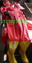 Fully enclosed heavy-duty chemical protective clothing one-piece chemical protective clothing acid-base chemical liquid ammonia chemical protective clothing can be equipped with a respirator