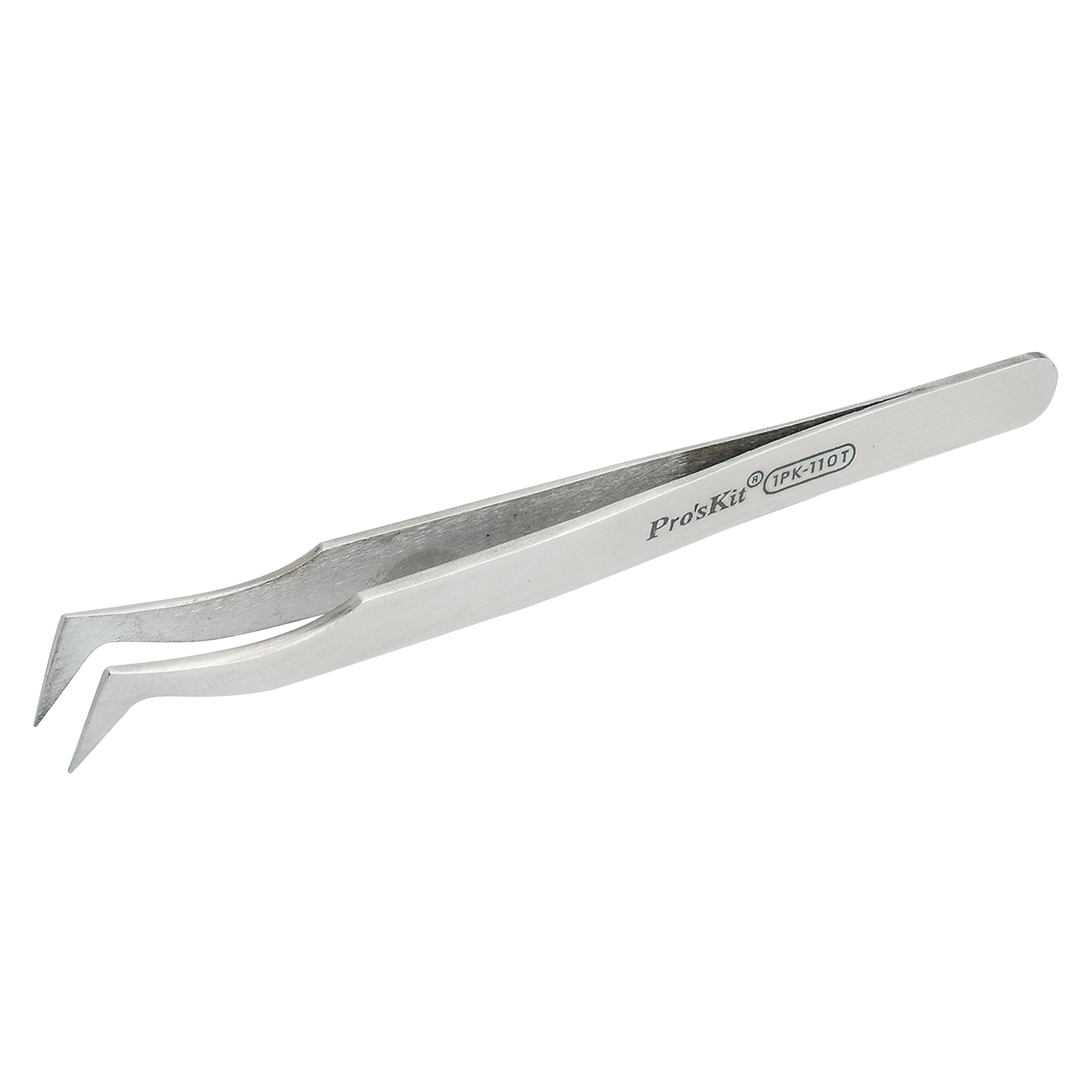 Taiwan Baoworkers 1PK-110T Advanced Stainless Steel Anti-Magnetic Bird Mouth Spike Tweezer (120mm) High Precision Tweezers