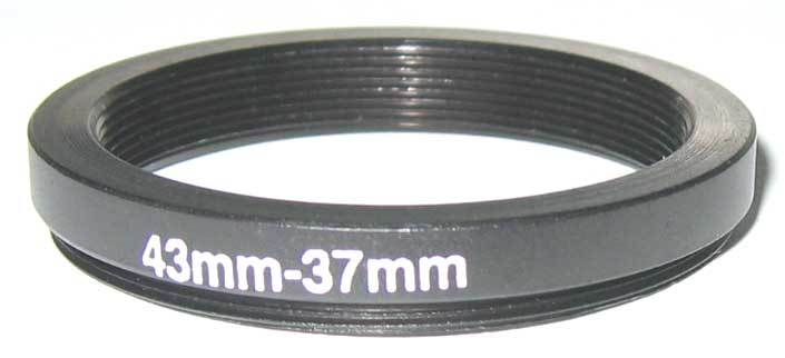 Premium aluminum alloy 43-37 switching ring 43mm to 37mm transfer ring inverted-Taobao