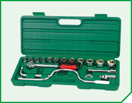 Nantong Xinda 17PCS (carbon steel) sleeve combination tool XD-0017T