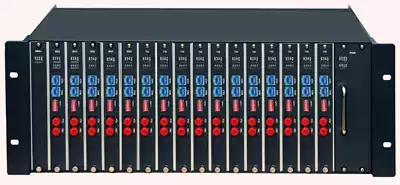 Centralized star telephone optical transceiver supports 1 2 4 8 16 30-way telephone board telecom-grade lightning protection