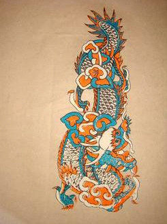 Wu Qiang New Year painting traditional handmade woodblock prints ---- Tenglong