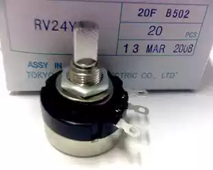 Japan original potentiometer TOCOS RV24YN20F B502 5k half-axis game machine special potentiometer