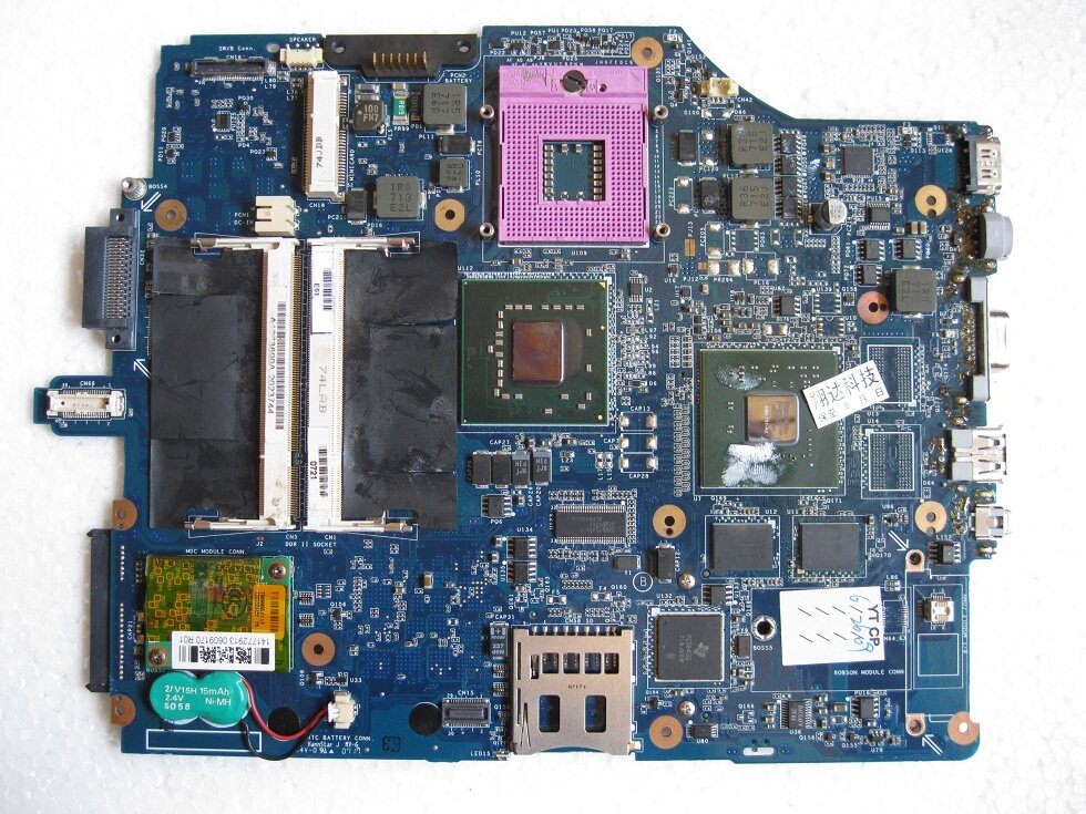 SONY VGN-FZ15 FZ25 FZ35 FZ17 FZ38 FZ31 FZ37 MBX-165 Motherboard