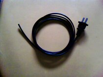 GB two-wire 2*0 5mm 250 V6A power cord AC plug wire 1 6 m plug wire