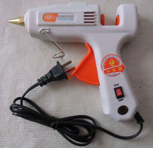 Race Double Gear Thermostats Glue Gun 60W Tune 100W Professional Level Electronic Toy Hot Melt Gun Big adhesive strip