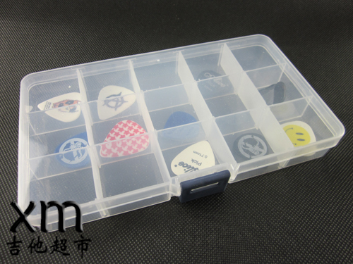 15 Gs of transparent guitar dial box contain box plastic box plastic box box jewelry box