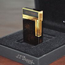 French original S T Dupont Dupeng lighter 16890G Chinese lacquer Sands Polish