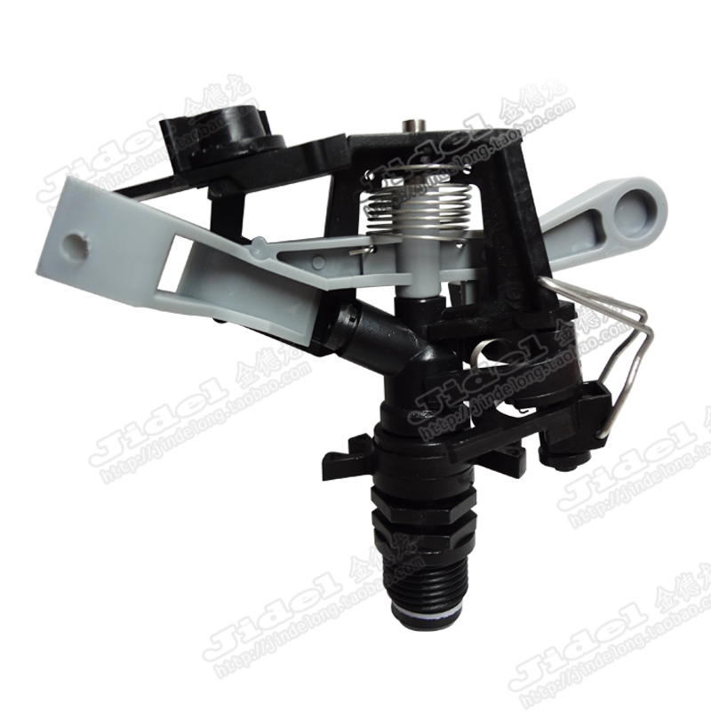 4 minutes 6 Abrasion Resistant Plastic Applicators Controllable Corner Spray Head Lawn Watering Garden Sprinkler Irrigation and Stainless Steel Slingers