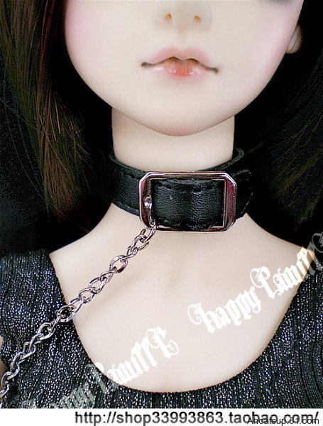BJD SD Jewelry PUNK Punk Black Neck Ring Handring Handmade 1 41 3 Grand Uncle Great Uncle