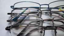 New memory titanium alloy frame super light and cool non-deformed half-frame men with myopia hyperopia mirror frame