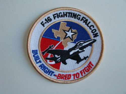 American Badge American F16 Flight Embroidery Arm Badge Windsuit Jacket Accessories Badge with Chest Badge