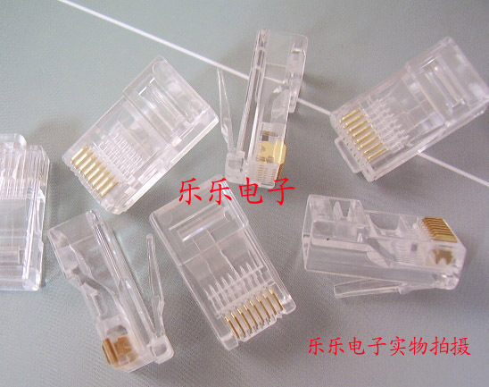 RJ45 crystal head Make network cable crystal head 8-core network cable connection connector