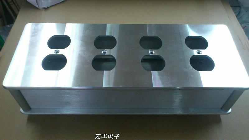 Full Aluminum Distribution Box Action Power can fit American Liver 2-bit power socket 8 bits with footboard