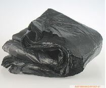 Ultra large black plastic packaging bag property flat - floor garbage bag 70*90CM new material strengthened thickness type