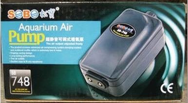 Songbao SB-748 848 Ultra Silent Adjustable Double Head Oxygenation Pump Plus Oxygen Pump Flush Oxygen Pump 8W