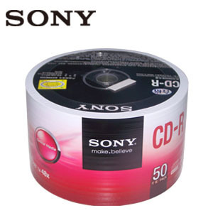Blank CD-R SONY SONY CD-R 50 plastic package blank burning disc special price