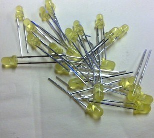 3MM yellow LED light-emitting tube