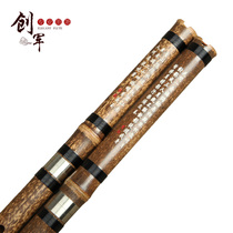 Huang Weidong made Xiao musical instruments one section and two sections of professional copper Xiao Xiao g-tune f-tune eight-hole Zizhu Xiao played Xiao Dong Xiao