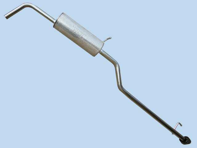 Double - layer thickening long Anstar 6390 after knock stainless steel silencer silencer starlight 6390 exhaust tube